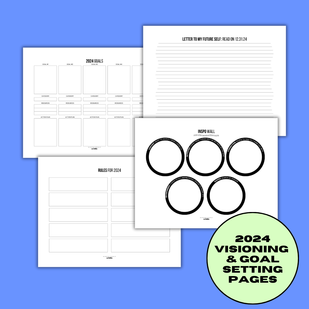 2024 Planner | Weekly Productivity Workbook