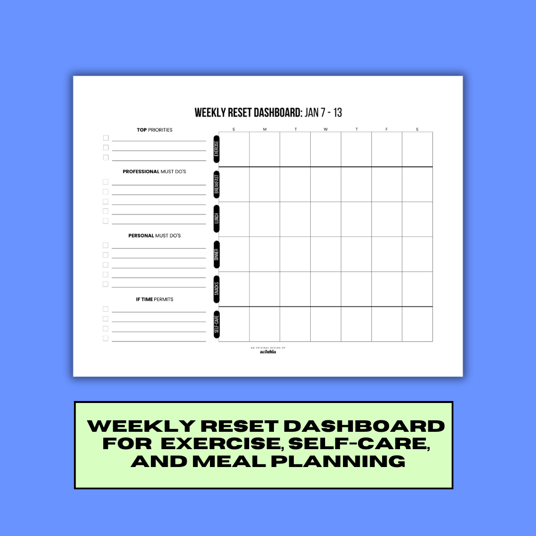 2024 Planner | Weekly Productivity Workbook