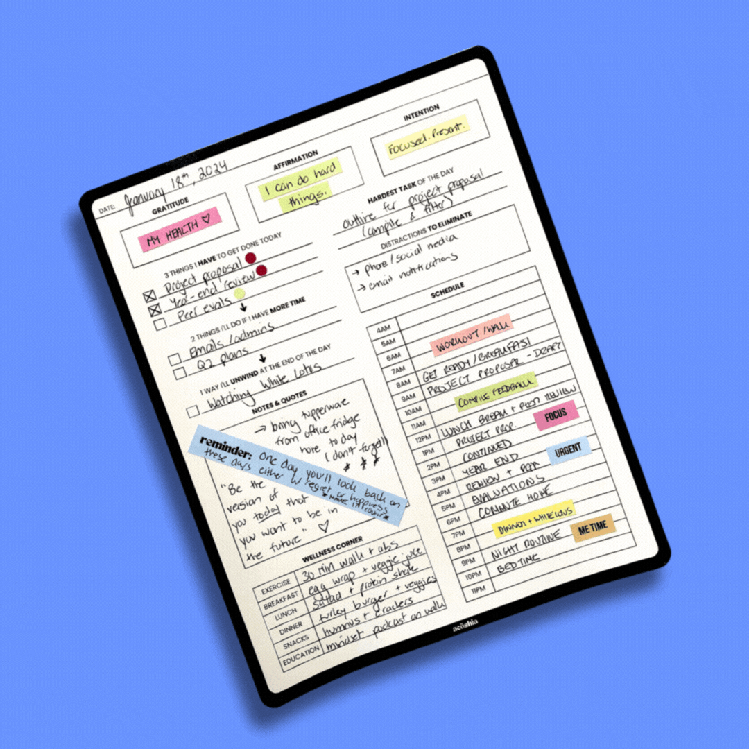 The Daily Productivity Pad