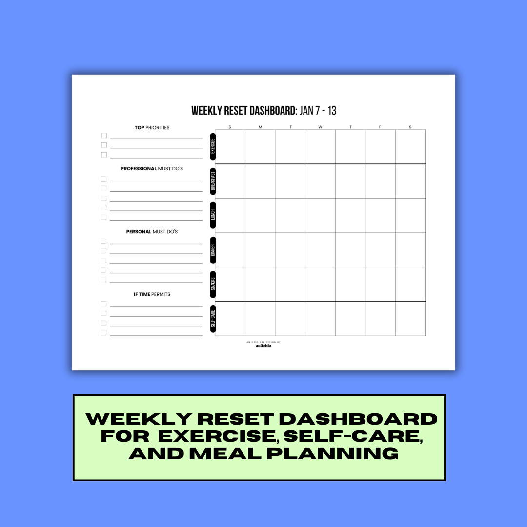 (Imperfect) 2024 Planner | Weekly Productivity Workbook