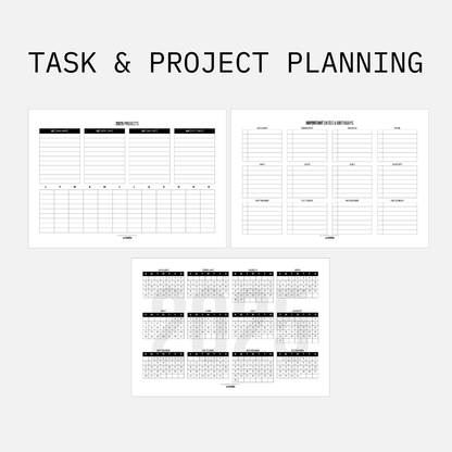 2025 Planner | Weekly Productivity Workbook